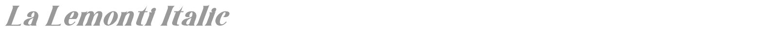 La Lemonti font preview